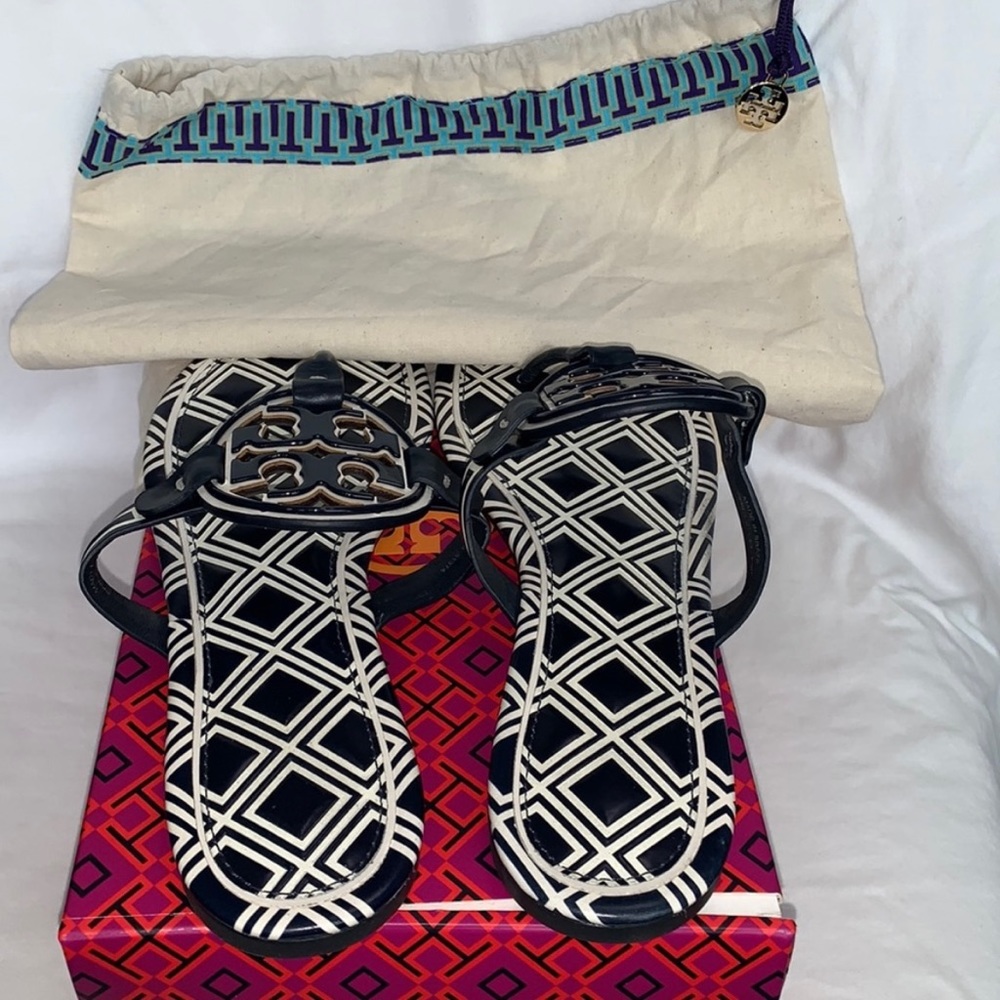 Tory Burch Metallic Miller Sandals | NIB - Picture 5 of 8